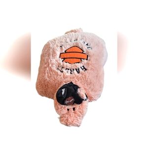 Harley Davidson Plush Hog Pillow Pet Pink Pig Wearing Bandana 12x18" Stuffed Toy